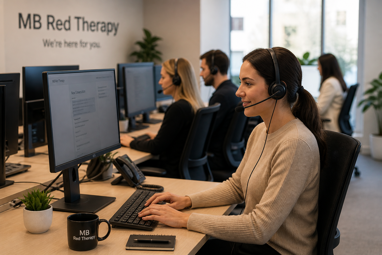 MB Red Therapy customer support office